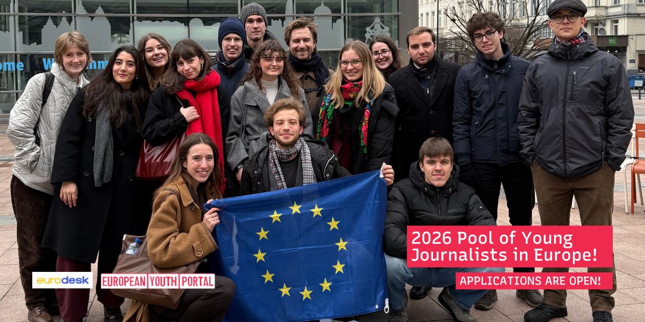 Postani mladi novinar_ka u Europi za 2026. godinu!