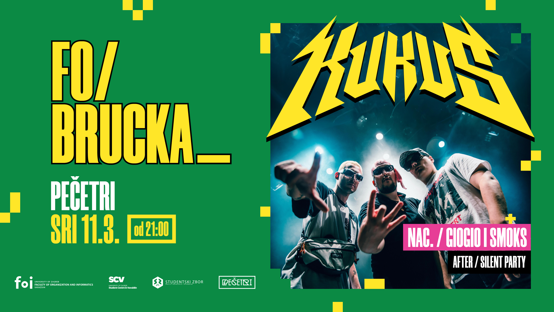 Vidimo se na Brucošijadi FOI-ja u P4!