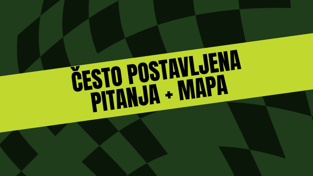 Često postavljena pitanja + mapa festivalskog prostora